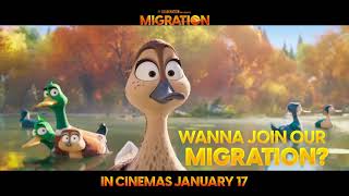 Come for a wild, wonderful ride through skies & city lights. #MigrationMoviePH in cinemas Jan. 17.