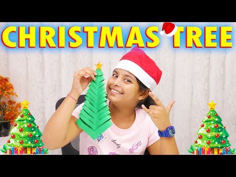 How to Make Paper Christmas Tree | Festive Origami, Easy Paper Crafts - Diy Christmas Decorations Video
