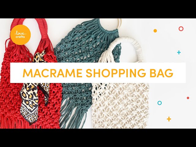 DIY Macrame Bag Strap, Easy Tutorial