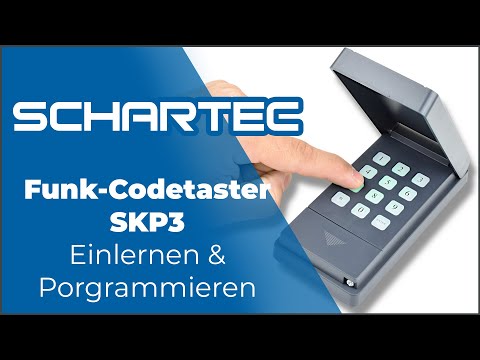 SKP3 Funk-Codetaster einlernen und programmieren | Schartec