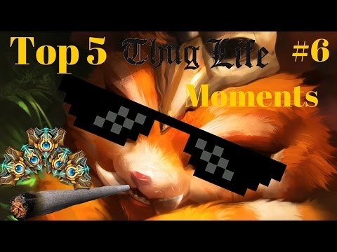 Top 5 LoL Thug Life Moments - Zed Rage! #6