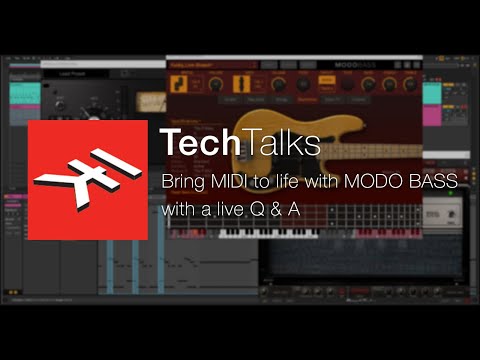 IK Tech Talks Live Stream @4PM - Bringing MIDI to life in MODO BASS with Q & A #IKCreator