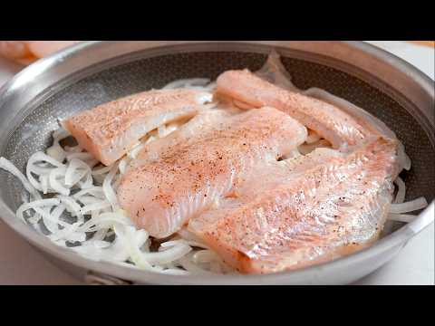 Больше не ЖАРЬТЕ РЫБУ! Самый вкусный и простой рецепт рыбы на сковороде!
