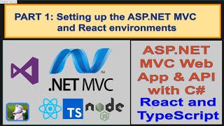 C# ASP.NET MVC Web App &amp; API with React and TypeScript
