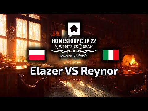Elazer VS Reynor - ZvZ - HomeStory Cup XXII Day 2 Group Stage - polski komentarz