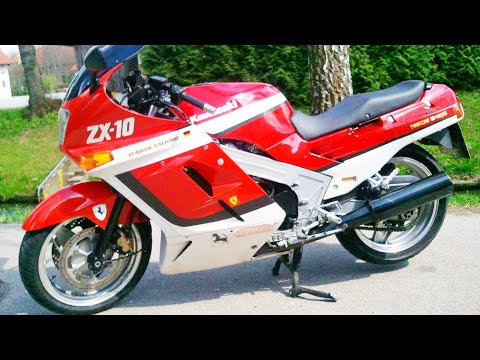 💚 Kawasaki ZX-10 Tomcat - Самый Быстрый Мотоцикл в Мире (1988 - 1990) 🚀!