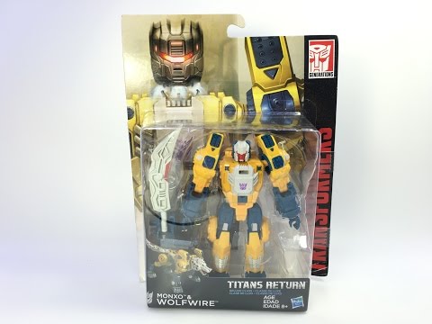 Transformers: Titans Return - Deluxe WOLFWIRE w/ Monxo