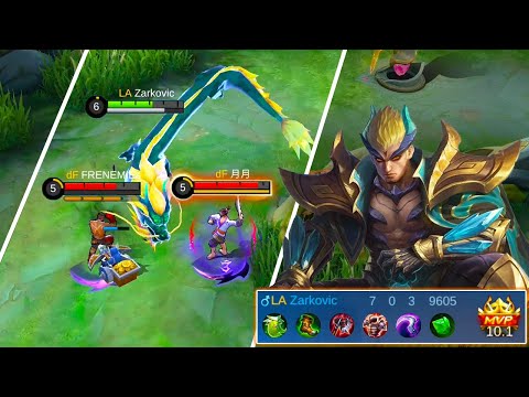 MLBB Top Global Yu Zhong Emerald Dragon Gameplay by Zarkovic