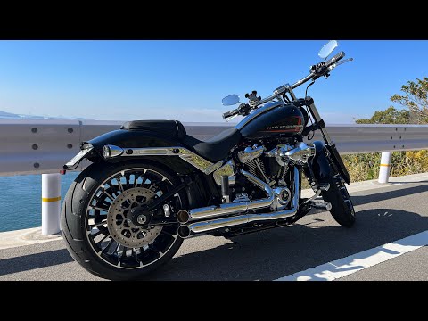 2023 FXBR BRAKOUT  117  Bassani Pro Street Turn Out Exhaust System