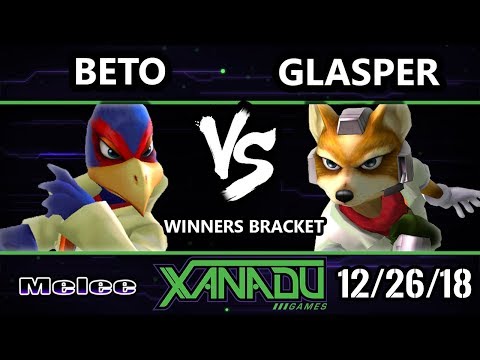S@X 282 SSBM - Glasper (Fox) Vs. Beto (Falco) Smash Melee Winners Bracket