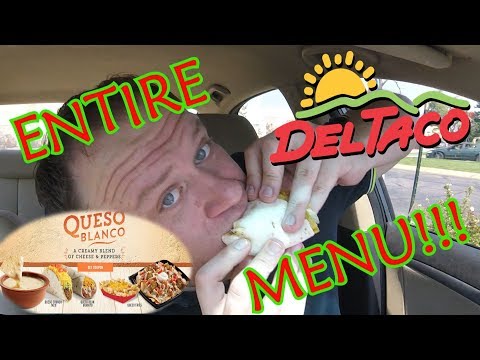 DEL TACO ☆ENTIRE MENU - QUESO BLANCO | Nachos | Fries...