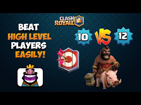 How to ALWAYS Beat Higher Level Players With 2.6 Hog Cycle Deck! - Clash Royale