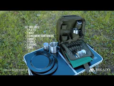 MIKADO - pouzdro enclave deluxe dinner set jídelní sada pro 2 osoby- 1 ks