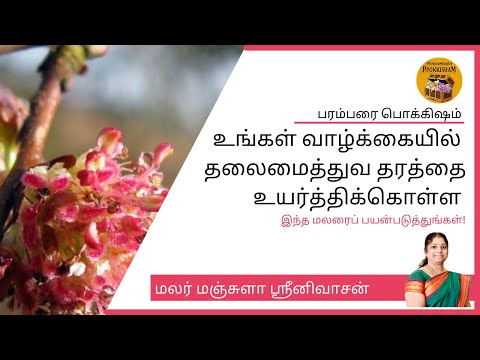 How to develop Leadership qualities with Flower Remedies? | Pharambara Ppokkisham | Malar Manjula