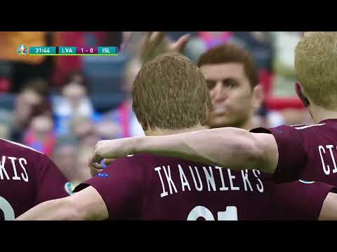 Euro 2020 Latvia🇱🇻 #01 | Latvia VS Iceland | PES 2021