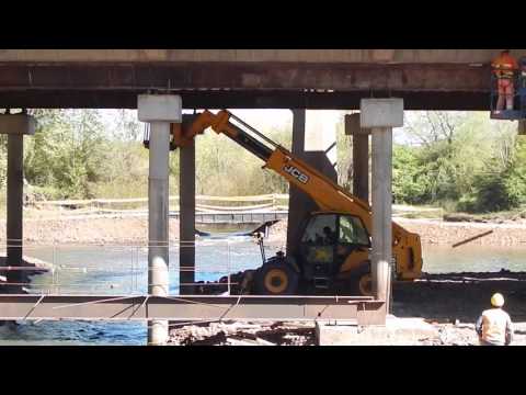 Descimbrado puentes Paso del Bote