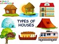 Types Of Houses Kutcha House And Pucca House Different Types Of Houses Types Of Houses For Kids