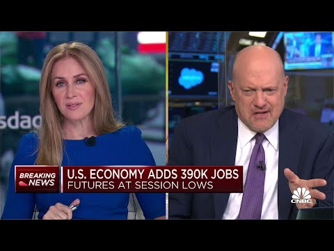 Jim Cramer reacts to May jobs report: I think this is a perfect number