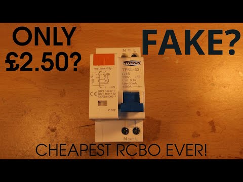 CHEAPEST RCBO EVER! £2.50 | Tomzn RCBO Tear down