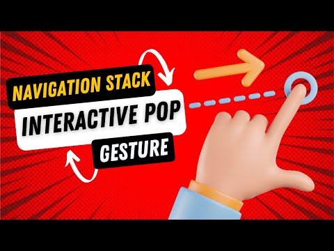 Navigation Stack Interactive Pop Gesture - Full Swipe Pop - Xcode 15