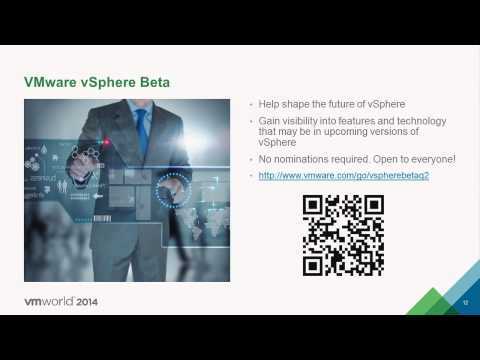 VMworld 2014: INF1502 - What's New in vSphere?