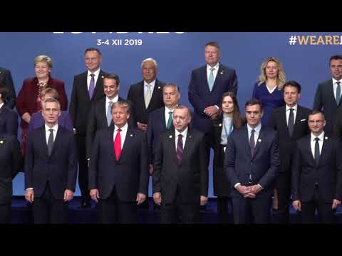 04.12.2019. Valsts prezidents Egils Levits piedalās NATO valstu līderu sanāksmes darba sesijā