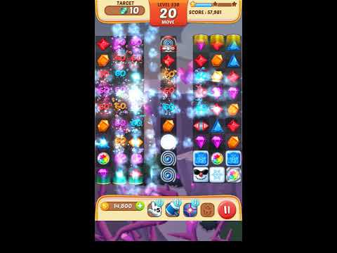 Jewel Match King Level 338 - Walkthrough ( No Booster )