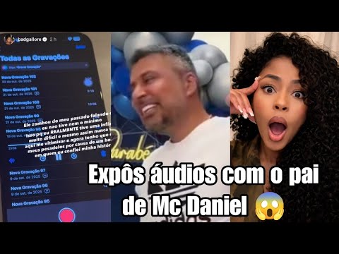 Lorena released audio recordings of a conversation with MC Daniel's father, and he confirmed ever...