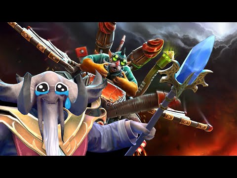 Aghanim's Labyrinth: The Conundrum Continuum 2021 Gyrocopter gameplay / Лабиринт Аганима Гирокоптер