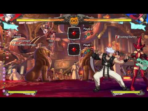 [GGXrdR] Chipp crossup into low corner oki