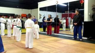 preview picture of video 'Matt becomes a yellow belt'