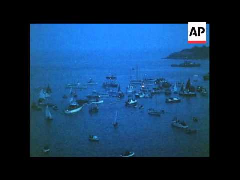 SIR FRANCIS CHICHESTER RETURNS - COLOUR - NO SOUND