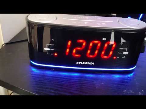 YouTube video about: How to set time on sylvania bluetooth clock radio?