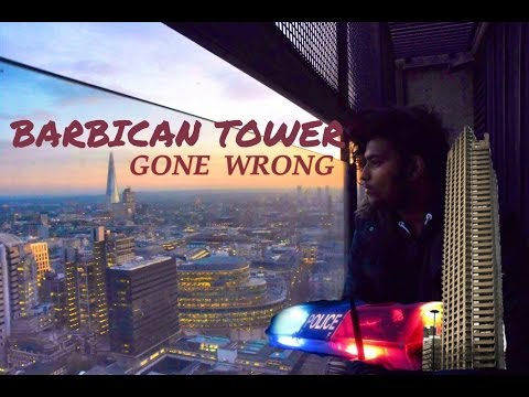 CLIMBING BARBICAN TOWER. 40 STORIES HIGH ( GONE WRONG) CALLED THE COPS