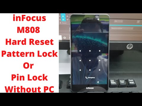 inFocus M808 Hard Reset Pattern Lock Or Pin Lock Without PC