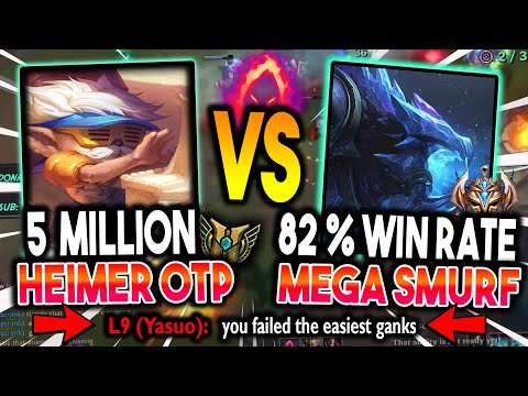5 MILLION MASTERY HEIMERDINGER SHOWS CHALLENGER SMURFS WHO'S BOSS! - League of Legends