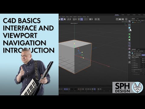 C4D Interface + Viewport Navigation 2025