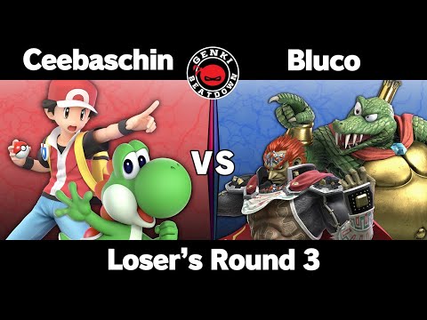 Genki Beatdown #5 - Ceebaschin (Yoshi, PT) vs Bluco (Ganondorf, King K. Rool) - Loser's Round 3