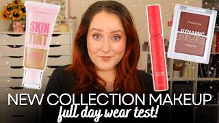 *NEW* COLLECTION COSMETICS SKIN TINT FULL DAY WEAR TEST! Max Mascara Try On First Impression Review