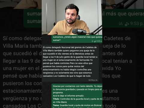 261022 VILLA MARÍA QUITAN MOTOS ESTACIONADAS A L