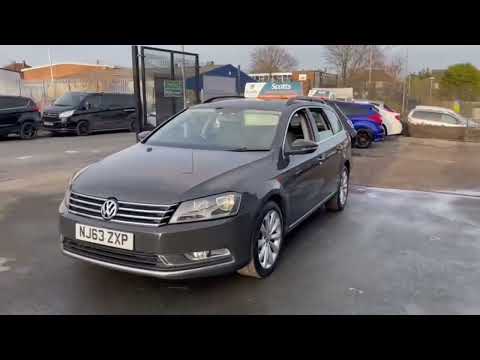 2013 63 VOLKSWAGEN PASSAT 2.0 HIGHLINE TDI BLUEMOTION TECHNOLOGY 5 DOOR DIESEL ESTATE GREY
