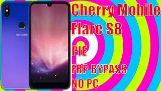 Cherry Mobile Flare S8 Android  9 Pie Google Account Bypass NO PC