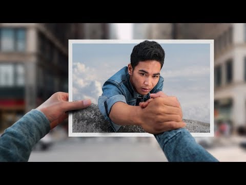 Neon Glow Effect Portrait Photoshop Tutorial