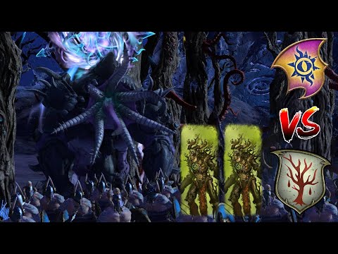 The Changer needed some firewood | Tzeentch vs Wood Elves - Warhammer 3 Land battle