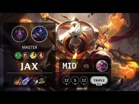 Jax Mid vs Irelia - BR Master Patch 10.8