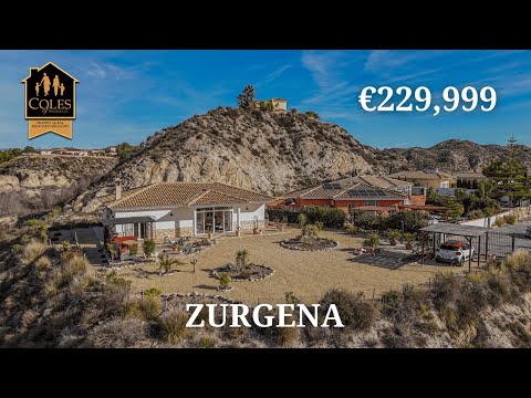 ZUR3V17 - Detached 3 bedroom villa in Zurgena with stunning country views - €229,999