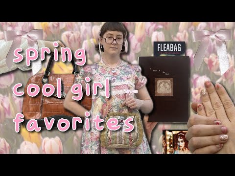 cool girl spring favorites 🌷 chappell roan, fleabag,  girly cottagecore, coquette, nyc art