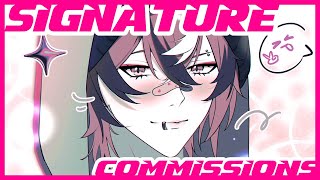 DESIGNING PERSONAL SIGNATURES FOR YOU! (4)【NIJISANJI EN | Doppio Dropscythe】