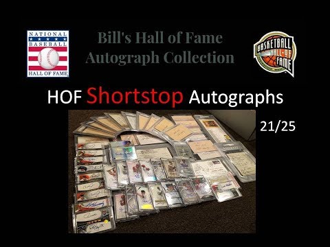 50) PC Showoff: My HOF Shortstop Autograph Collection - 21 Hall of Famers