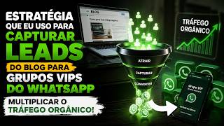 Estratégia que eu uso para Capturar Leads do Blog para Grupo Vip - Multiplique o Tráfego Orgânico
